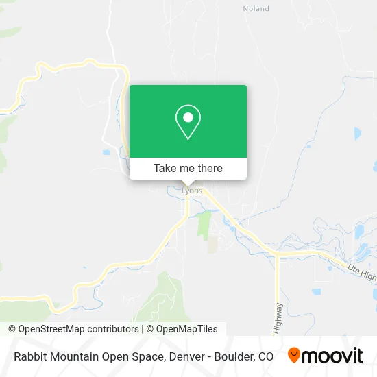Rabbit Mountain Open Space map