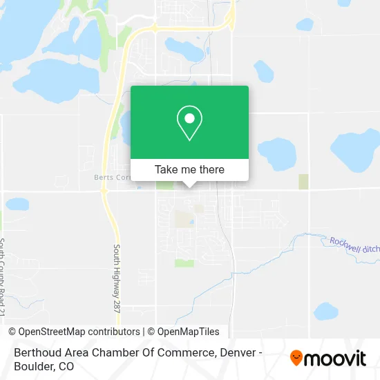 Berthoud Area Chamber Of Commerce map