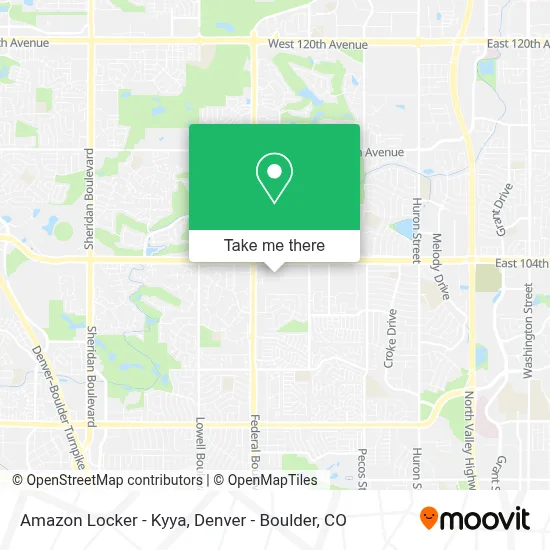 Amazon Locker - Kyya map