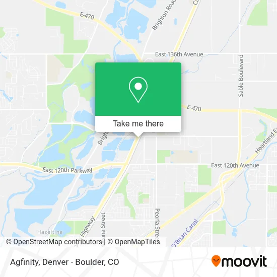 Agfinity map