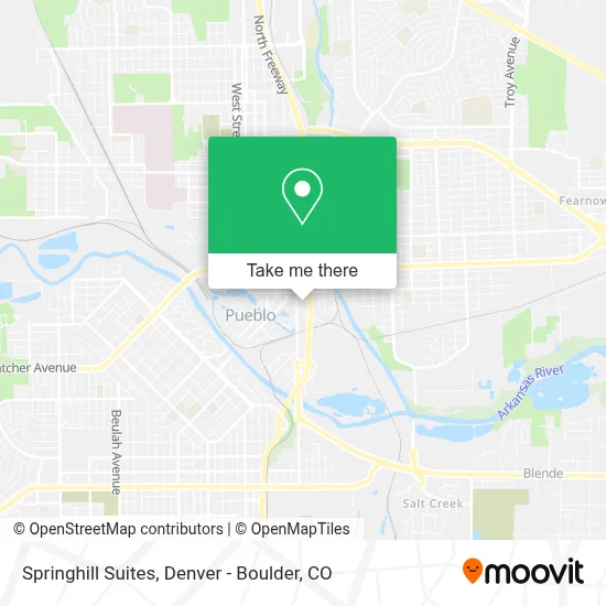 Springhill Suites map