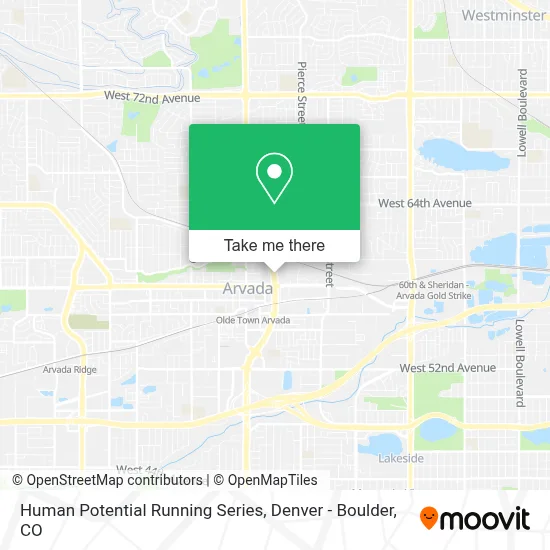 Human Potential Running Series map