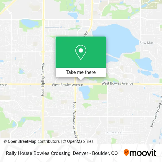 Rally House Bowles Crossing map