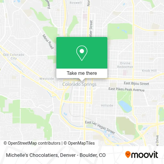 Michelle's Chocolatiers map