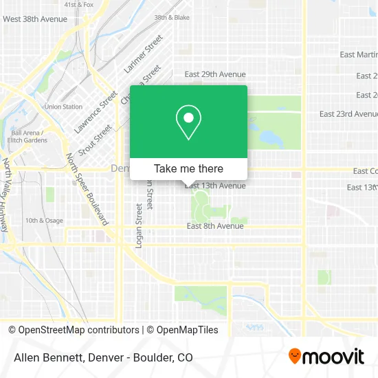 Allen Bennett map