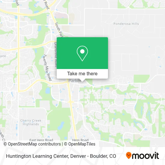 Huntington Learning Center map