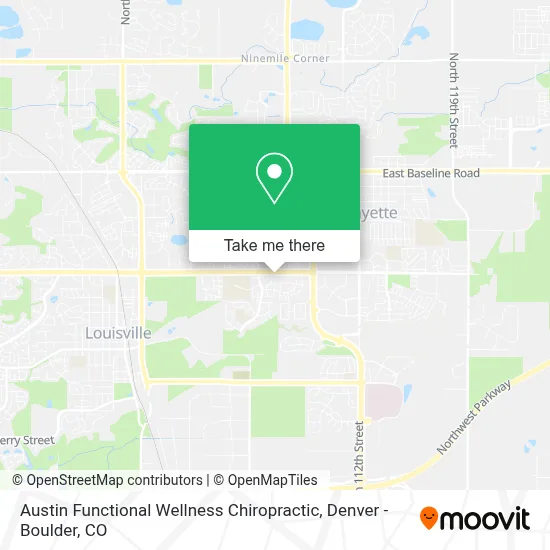 Austin Functional Wellness Chiropractic map