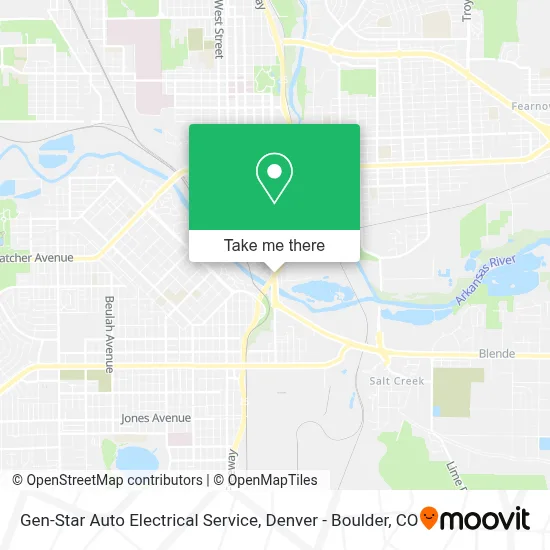 Gen-Star Auto Electrical Service map
