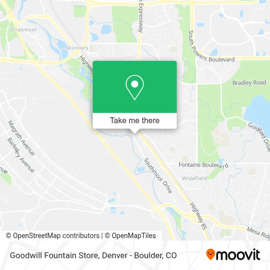 Goodwill Fountain Store map