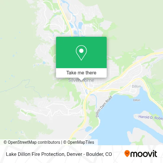 Lake Dillon Fire Protection map