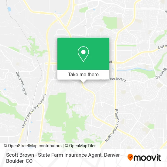 Scott Brown - State Farm Insurance Agent map