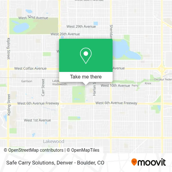 Safe Carry Solutions map