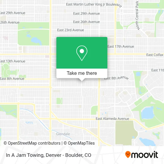 In A Jam Towing map