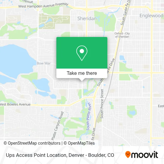 Ups Access Point Location map