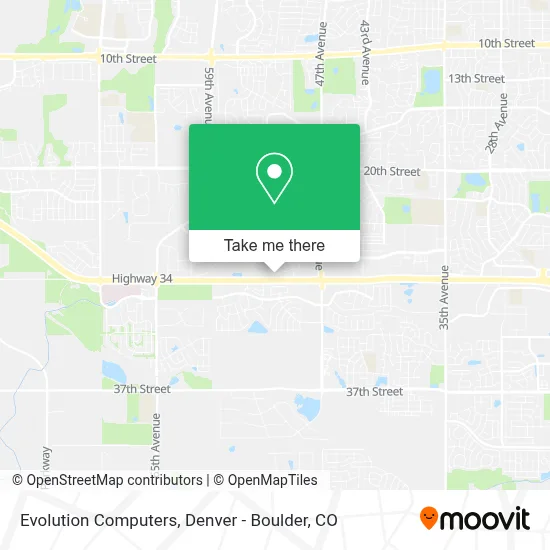 Evolution Computers map