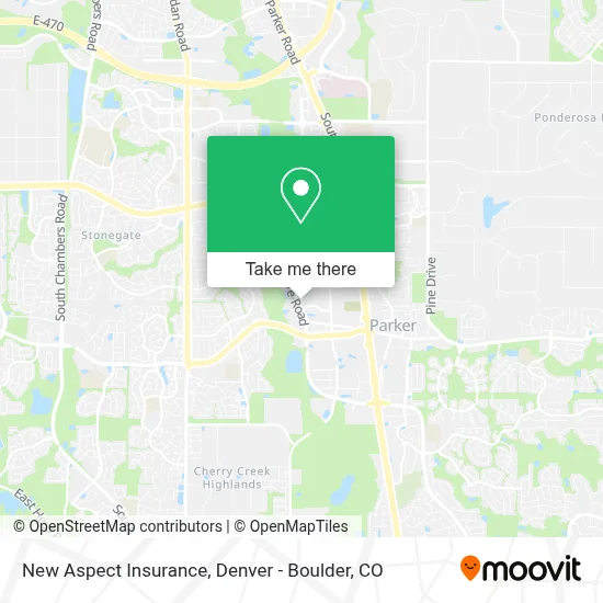 New Aspect Insurance map