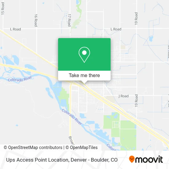 Ups Access Point Location map