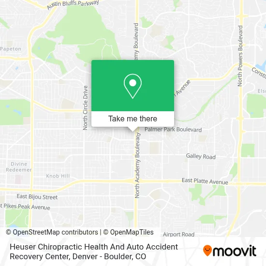 Heuser Chiropractic Health And Auto Accident Recovery Center map