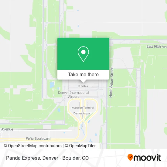 Panda Express map