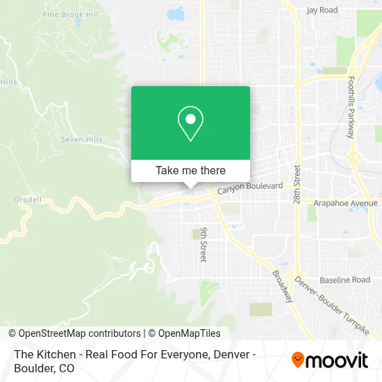 The Kitchen - Real Food For Everyone map