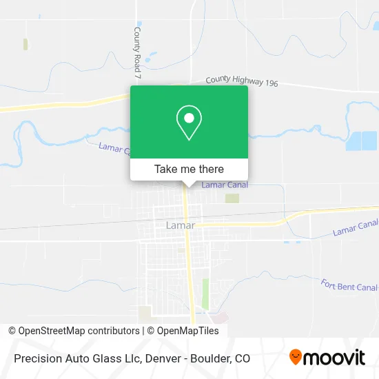 Precision Auto Glass Llc map