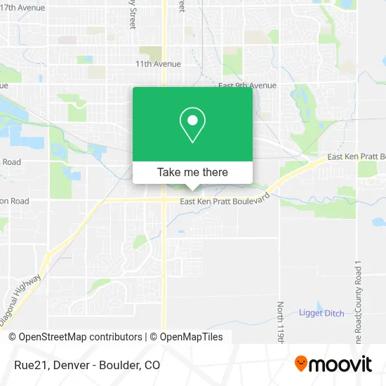 Rue21 map