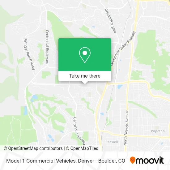 Model 1 Commercial Vehicles map