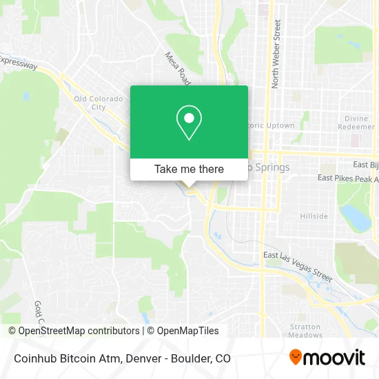 Coinhub Bitcoin Atm map