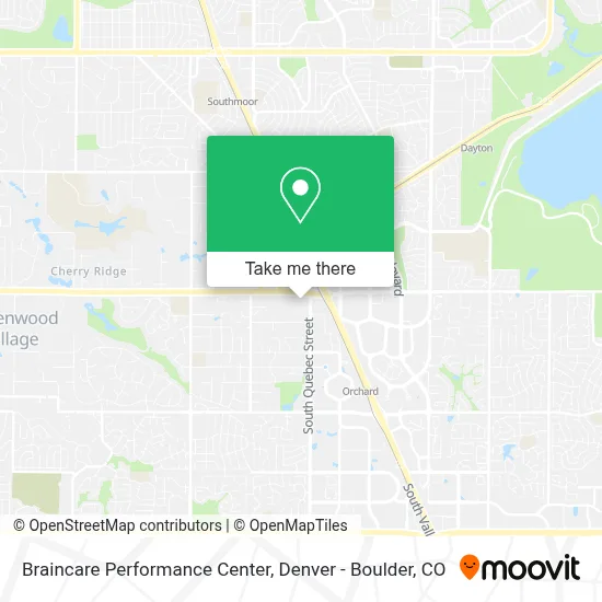 Braincare Performance Center map