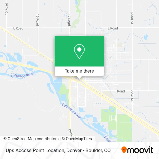 Ups Access Point Location map