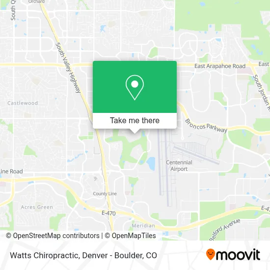 Watts Chiropractic map