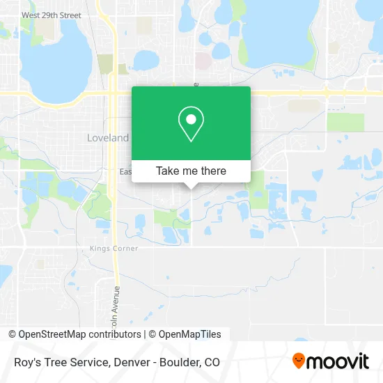 Roy's Tree Service map