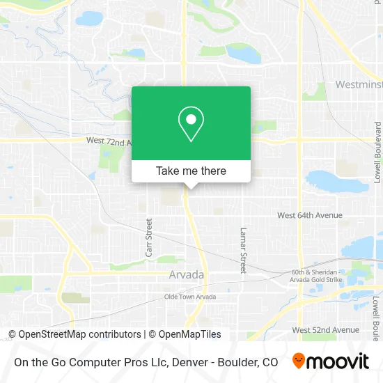 On the Go Computer Pros Llc map