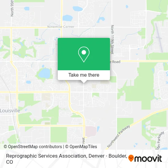 Reprographic Services Association map