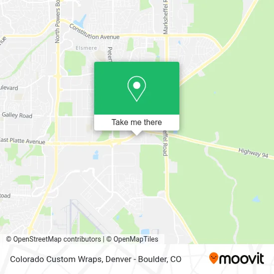 Colorado Custom Wraps map