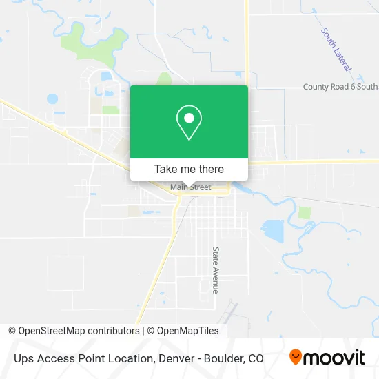 Ups Access Point Location map