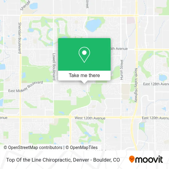 Top Of the Line Chiropractic map
