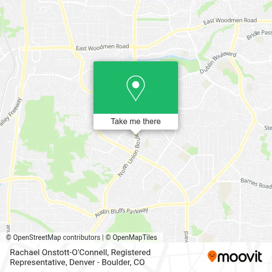 Rachael Onstott-O'Connell, Registered Representative map