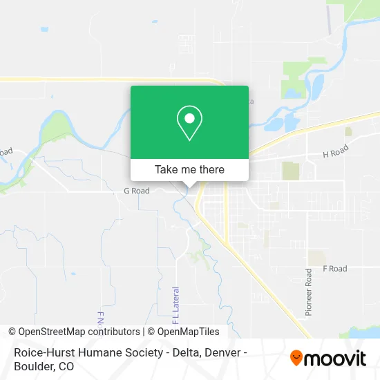 Roice-Hurst Humane Society - Delta map