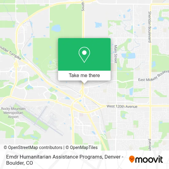 Emdr Humanitarian Assistance Programs map