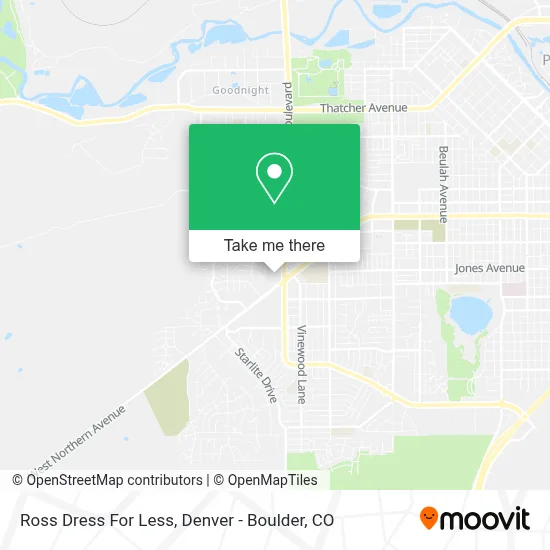Ross Dress For Less map
