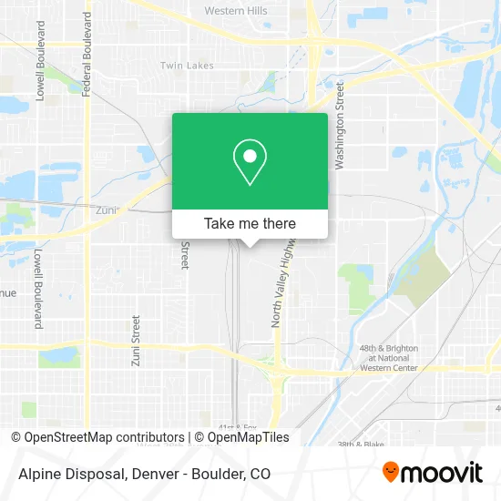 Alpine Disposal map