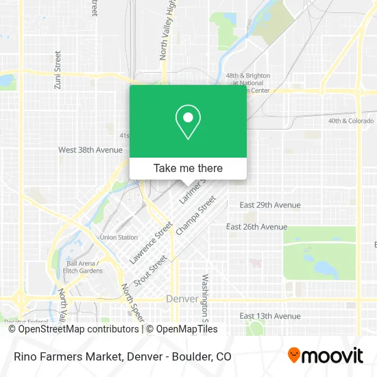 Rino Farmers Market map