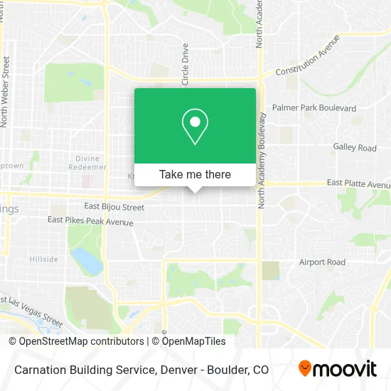 Carnation Building Service map