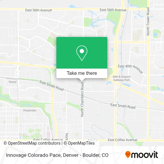 Innovage Colorado Pace map