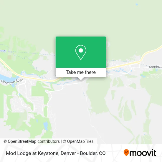 Mod Lodge at Keystone map