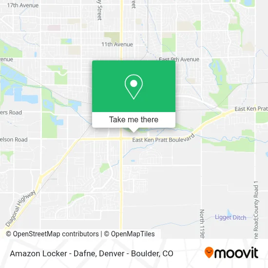 Amazon Locker - Dafne map