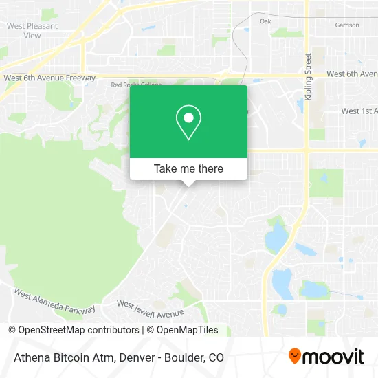 Athena Bitcoin Atm map