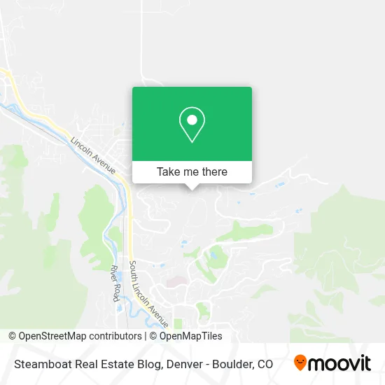 Steamboat Real Estate Blog map