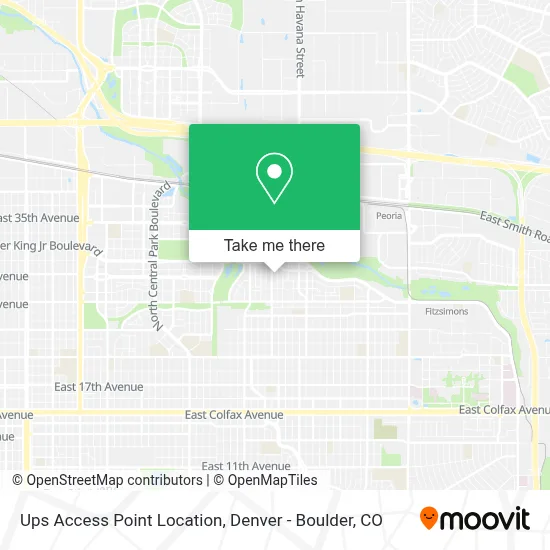 Ups Access Point Location map